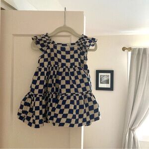 Hannah Anderson Baby Flutter Sleeve Muslin Dress